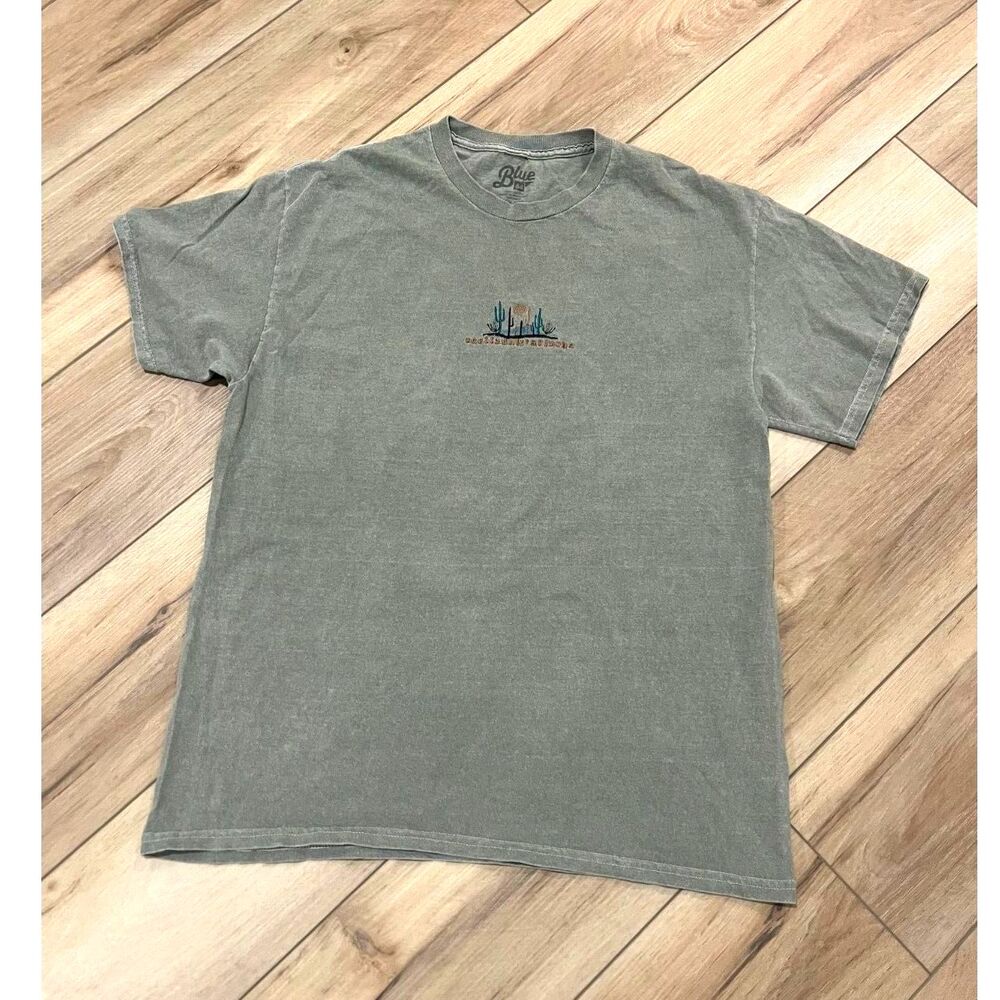 Arizona T-Shirt Graphic Cactus Boxy Tee Cotton Oversized Men L
